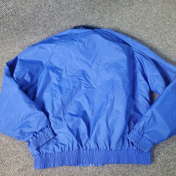 Vtg Pepsi Cola Jacket Adult XL Blue Top Gear Fleece Lined Nylon Bomber Men - Picture 8 of 8